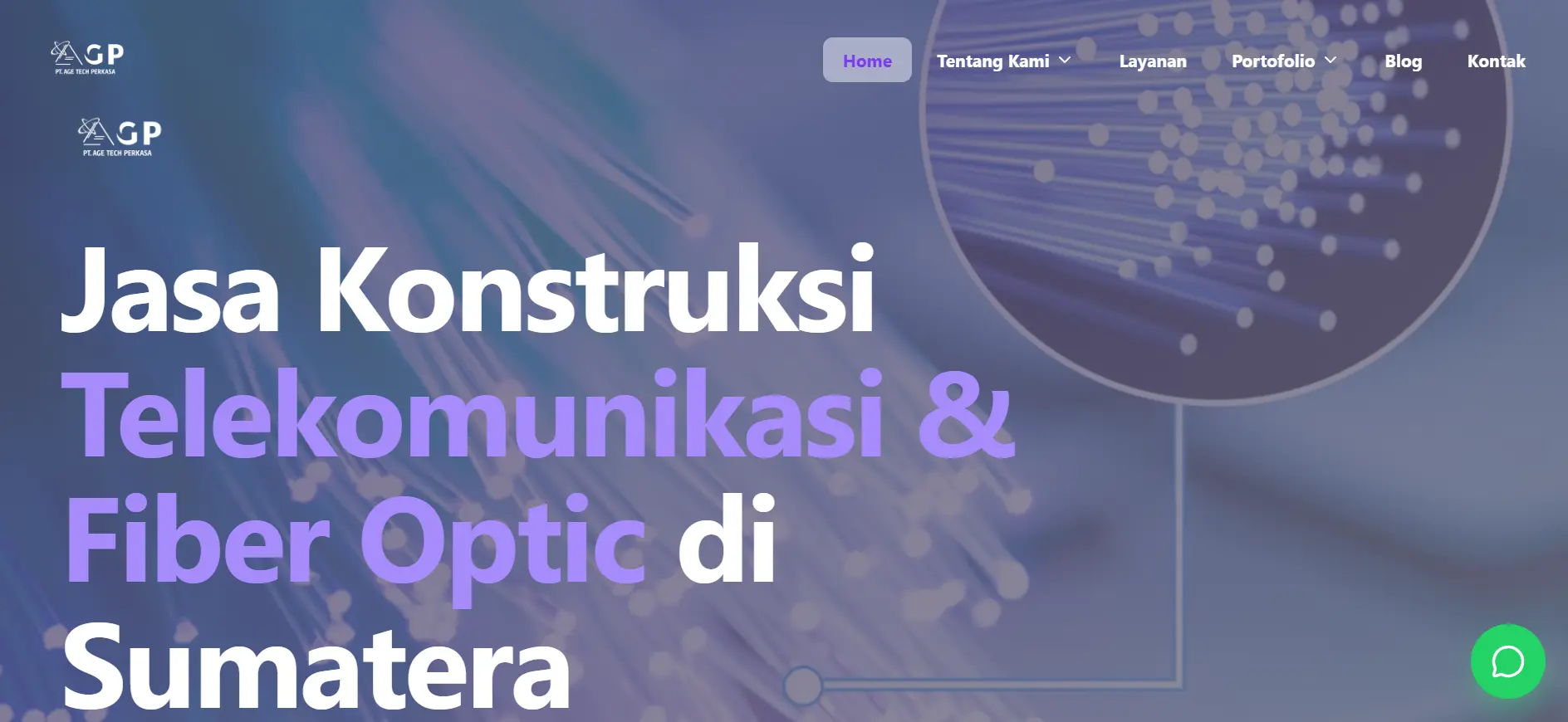Website Age Tech Perkasa - Company Profile by GHO TECH